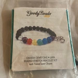 Chakra Gemstone & Lava Bead Bracelet Kit